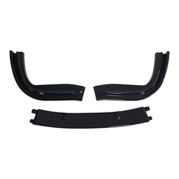 Lèvre avant en matériau PP à motif fibre de carbone pour BMW E39 M5 1997-2004, lèvre de pare-chocs avant de voiture à 3 segments