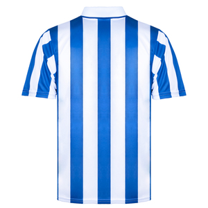 Maillot de football rétro Brighton 1997 personnalisé pour hommes, rayé bleu et blanc, col classique, fabrication OEM, vente en gros - Product Image 2