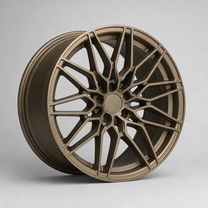 Vente en gros de jantes en alliage d'aluminium coulé de haute qualité <span class=keywords><strong>MSZ</strong></span> Bronze Multi Spoke 18-22 pouces 5x120/5x112 ET35/ET38 pour voitures particulières - Product Image 1
