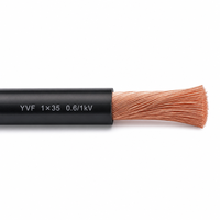 Câble monophasé YVF robuste 0,6/1 kV, gaine résistante à l'huile pour équipement amovible d'atelier, raccordement électrique 1*35mm²