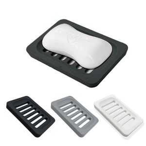Anti-Slip Silicone <b>Soap</b> Dish Tray Sink Drainer for Bathroom and Kitchen Convenient Drainage <b>Soap</b> <b>Holder</b> - Product Image 4