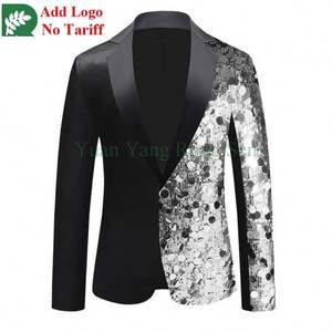 Mens Suit Slim Fit <strong>2</strong> Piece Suit, Two Button Solid Business Wedding Tuxedo for Prom - Product Image 2