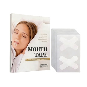 Tiras Adhesivas Bucales para Mejorar la Respiración Nasal y Reducir los Ronquidos, Ayudas para Dormir Hipoalergénicas (49mm*34mm) - Product Image 1