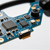 Carte mère PCBA pour lunettes intelligentes OEM AI, carte de contrôle pour lunettes AR avec module d'assistant vocal et circuit de pilote d'affichage