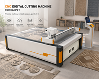 Machine de découpe numérique de tapis CNC de haute précision, couteau oscillant automatique pour tapis, moquettes et matériaux textiles