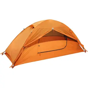 优质热卖圆顶露营家庭帐篷4人防水户外便携式可折叠定制标志oem carpas