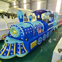 Train sans rails électrique d'extérieur à batterie pour enfants, train touristique sans rail pour parcs d'attractions et centres commerciaux, certifié CE