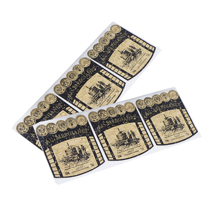 Etiqueta de Botella de <span class=keywords><strong>Vino</strong></span> de Roble <span class=keywords><strong>con</strong></span> Impresión Personalizada, Etiqueta de <span class=keywords><strong>Vino</strong></span> de Lujo <span class=keywords><strong>con</strong></span> Relieve, Acabado Brillante y Protección UV, <span class=keywords><strong>con</strong></span> Estampado Dorado - Product Image 5