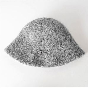 Simple Metal Tag Fisherman <b>Hat</b> Women's Fashionable Elegant Knitted Bucket <b>Hat</b> - Product Image 4
