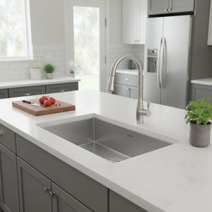 [CALMFORTE] CALMFORTE 830 Premium Machine-Made Single Undermount Installation Sink Noise Reduction <b>Padding</b> Embossed Coating 1.2T - Product Image 3