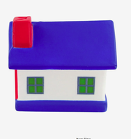 Jouets anti-stress personnalisés pour la maison, balles à presser promotionnelles avec logo imprimé, cadeaux en gros pour l'immobilier