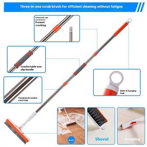 Nouvelle brosse de nettoyage en plastique en forme de V pour joints de carrelage et coins de salle de bain, idéale pour l'entretien des salles de bain transfrontalières - Product Image 5