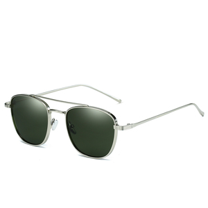 Nueva llegada de moda de Metal cuadrado mujeres y hombres gafas de sol polarizadas de gran tama&amp;ntilde;o - Product Image 5