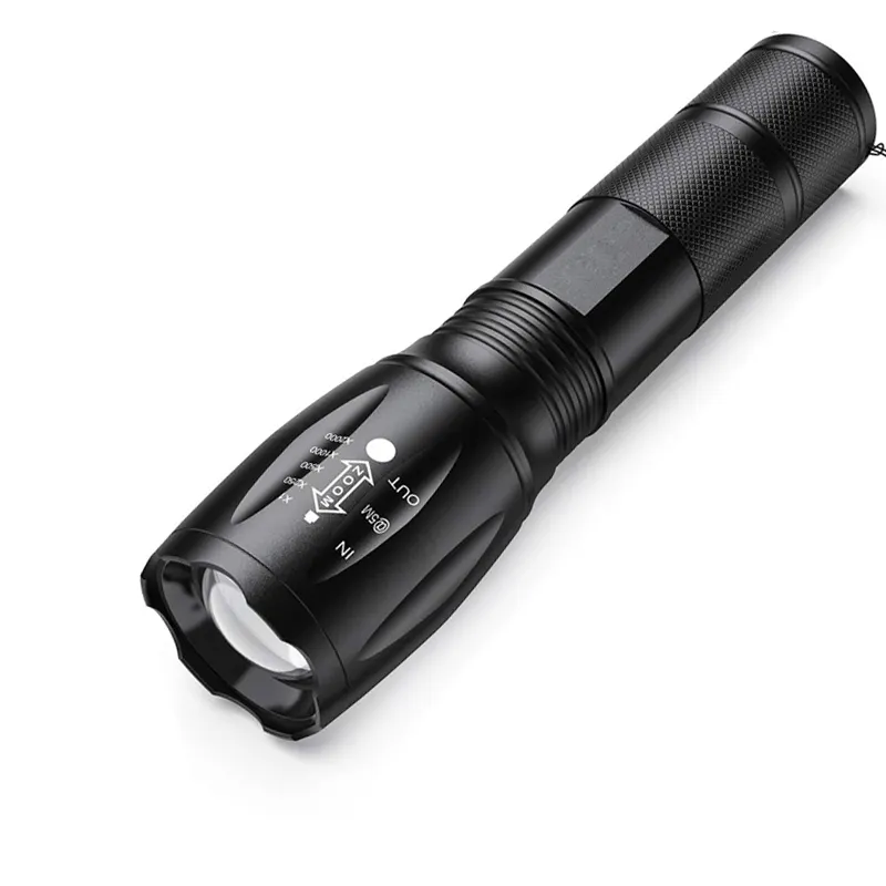 Outdoor 1000 Lumen Zoomable Flash Light G700 Tactical XML T6 LED Rechargeable Flashlight