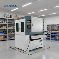 Machine de polissage haute performance RAYMAX pour le dessin et le débavurage des surfaces métalliques en acier, machine de ponçage