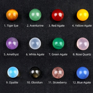 6mm Non-porous Round Bead Yellow Agate <strong>Red</strong> Agate <strong>Jade</strong> Tiger's Eye <strong>Stone</strong> From Jinhua DIY Earring Inlay Accessories - Product Image 1