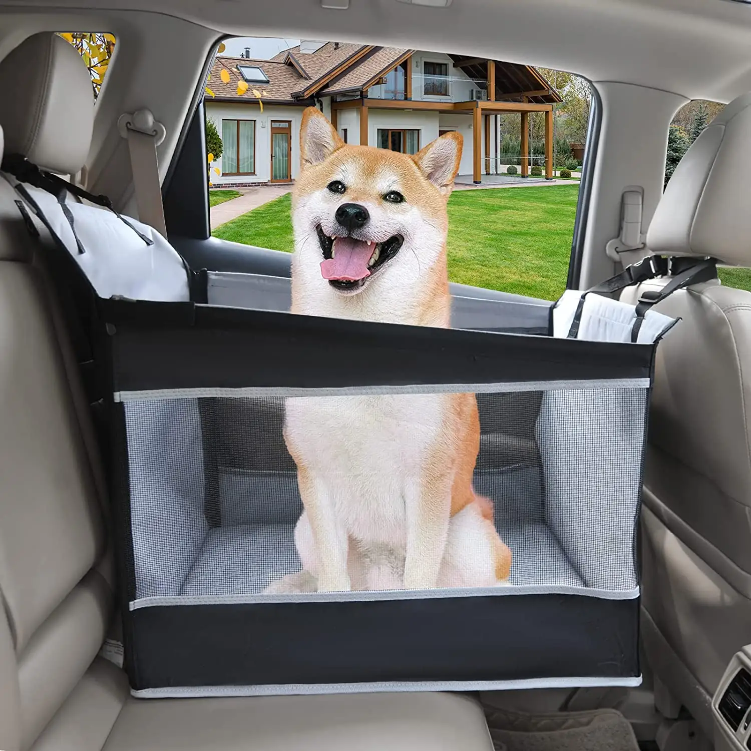 Extension de siège pour chien de voiture, siège de voiture pour grands chiens