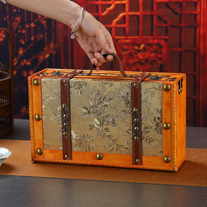 Wooden Storage <b>Box</b> 1624A Flip Opening Jewelry <b>Box</b> Antique Style Classic Design - Product Image 2