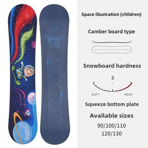 Ensemble de <span class=keywords><strong>fixation</strong></span> pour snowboard Freestyle pour enfants et hommes, niveau débutant complet, polyvalent, coupe plane, tout-terrain, durable, résistant à l'eau - Product Image 2
