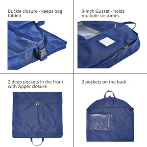 Custom Printed Breathable Luxury <b>Garment</b> <b>Bag</b> Cover Suit <b>Garment</b> <b>Bag</b> WIth Logo <b>Travel</b> <b>Garment</b> Suit <b>Bag</b> - Product Image 4