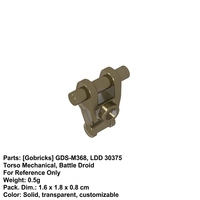 Gobricks Vente en gros de pièces de construction GDS-M368 Torse de droïde de combat mécanique 30375 Mini figurine Corps supérieur 148890 55526