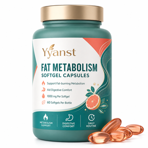 Capsules molles de soutien métabolique 1000mg 60 unités Formule thé vert gingembre huile MCT pour le bien-être quotidien des adultes et des femmes enceintes - Product Image 1