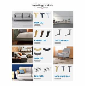 Braket braket dinding logam, besi Floating dekorasi sudut untuk lemari TV furnitur - Product Image 4