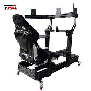 Simulateur de course automobile le plus vendu, cockpit de simulation, réalité virtuelle 5D, cockpit en aluminium, simulateur de course automobile - Product Image 2