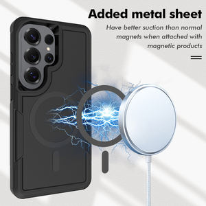 Nouvelle <span class=keywords><strong>coque</strong></span> de protection <span class=keywords><strong>Samsung</strong></span> S26 avec dos antichoc en TPU PC hybride 2 en 1, <span class=keywords><strong>coque</strong></span> de téléphone portable magnétique avec charge sans fil - Product Image 3