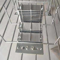 Plateau en treillis métallique électrogalvanisé pour système de gestion flexible des câbles 50x50mm 100x50mm 200x100mm 300x150mm