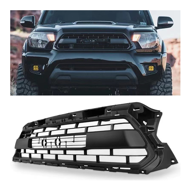 Raymond 4x4 Offroad Car Accessories Pickup Front Bumper Grille with Light for toyota tacoma 2012 2013 2014 2015