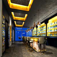 Servicio de Diseño de Bares EPC Llave en Mano para Interiores, Diseño de Decoración Personalizado para Pubs, Solución Completa de Renovación, Proyecto de Discoteca Comercial