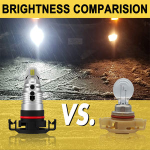 หลอดไฟตัดหมอก LED G-VIEW GS H16 PSX24W สว่างพิเศษ 6500K สำหรับไฟหน้า DRL ไฟวิ่งกลางวัน รุ่นใหม่ PS24WFF PS19W - Product Image 3