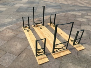 Giá bán buôn ngoài trời bia gấp bàn ghế thiết lập có thể gập lại bàn ăn thiết lập - Product Image 6