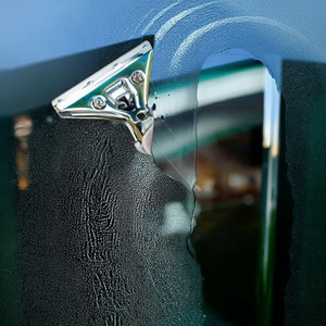 Squeegee Pro Pr000 Manico in acciaio inossidabile con impugnatura in gomma per la pulizia dei vetri - Product Image 3