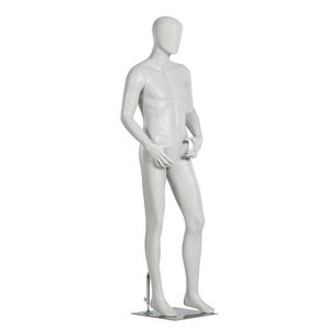 Siyah beyaz tam vücut spor manken kas adam manken <span class=keywords><strong>Mannequin</strong></span> erkek kadın Bodybuilder modeli ekran - Product Image 2