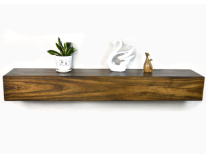 Estante <span class=keywords><strong>de</strong></span> <span class=keywords><strong>Chimenea</strong></span> Rústico <span class=keywords><strong>de</strong></span> <span class=keywords><strong>Madera</strong></span> Extra Ancho <span class=keywords><strong>de</strong></span> 60 Pulgadas Hecho a Mano, Estante Flotante <span class=keywords><strong>de</strong></span> Pared <span class=keywords><strong>de</strong></span> Nogal Oscuro <span class=keywords><strong>para</strong></span> Sala <span class=keywords><strong>de</strong></span> Estar - Product Image 1