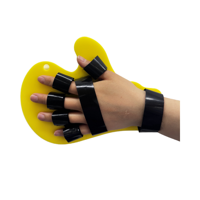 Composite Material Adjustable Finger Splint for Stroke Rehabilitation Free Size Left/Right Finger Exercise Support