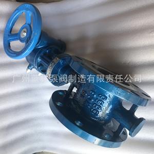 D341X-16Q Cast Iron Flange Butterfly <b>Valve</b> Soft Seal Manual Power for Oil Media Network Pipe Butterfly <b>Valve</b> D3411X5-10/16ZB - Product Image 2