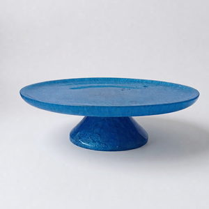 Support à gâteau en résine personnalisé Artizon, thème vagues océaniques et plage, design artisanal, passe au lave-vaisselle, pour la maison - Product Image 1