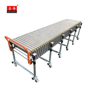 Sıcak satış iyi fiyat elektrikli güç geri çekilebilir esnek genişletilebilir makaralı konveyör - Product Image 1