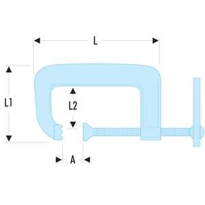 FACOM - 271A.200 Pince G compacte-EAN 3148511627211 ÉTAUS, PINCES ET CORDES - Product Image 2