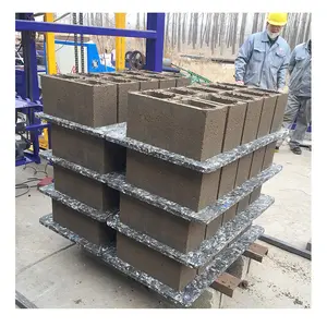 Cimento Oco Brick Block Making Machine Preço Qt4-15 Totalmente Automático Concreto Solid Brick Making Machine