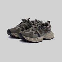 Chaussures de sport décontractées pour hommes, tendance mode, en tissu synthétique léger et respirant, style course, antidérapantes, vente en gros