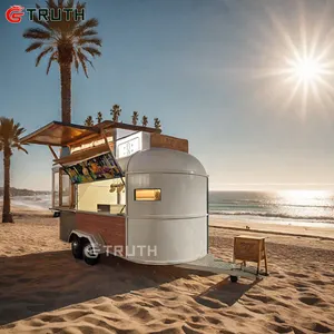 TRUTH Nsf Standard mobile food truck airstream custom candy seafood sushi food trailer for sale