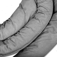 Chaussette absorbante universelle écologique en polypropylène 100% recyclé, flexible, pour la collecte de toutes les liquides, gris