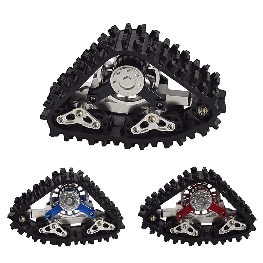 1/10 RC Crawler Tracks Wheels Snow Tire Wheel for 1:10 RC Car Traxxas TRX-4 Upgrade Parts