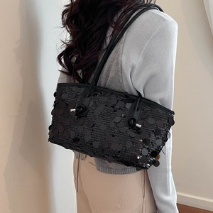Advanced Texture <b>Bag</b> Women's Fashion Sequin <b>Bag</b> Western Style <b>Crossbody</b> <b>Bag</b> Women's Single Shoulder Armpit <b>Bag</b> - Product Image 1
