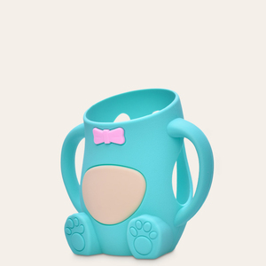 Diseño de cartón bebé Anti-Colic de alimentación de vidrio de botella de leche con soporte de silicona protectora de manga - Product Image 5