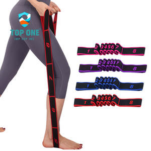 TopOne Custom Digital Multi-segment Flexibility <b>Elastic</b> Training Bands Gym Workout Dance Pull <b>Belt</b> Yoga Stretch Strap - Product Image 1